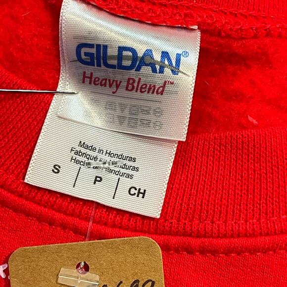 Gildan A Christmas Story YOU"LL SHOOT YOUR EYE OUT Ugly Sweatshirt Size S - Picture 4 of 5